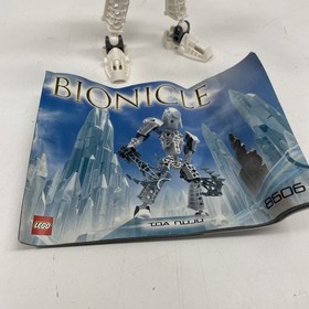 ORIGINAL RETRO LEGO BIONICLE USED Toy Set & Manual Retired - Toa Nuju 8606