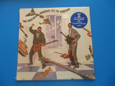 The Brothers Johnson Ouut Of Control LP (1984) SP-4965 Water damaged cover