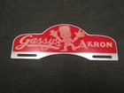 Vintage accessory 1940's 1950's advertising topper plaque custom antique sign