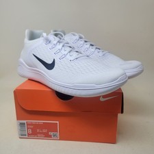 Men's Size 8 Nike Free RN 2018 White Black 942836-100