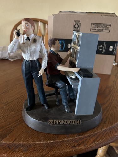 10" Pinkerton Security Police Officer Guard 2000 Computer Station Armaturenbrett 2000 - Bild 1 von 7