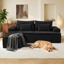 L-Shape Reversible Sectional with Ottoman