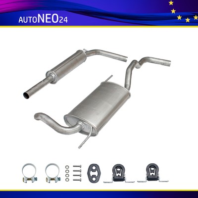 Auspuffanlage für VW Polo (6N1) 1.0-1.6 & Polo (6N2) 1.0, 1.4 ab. Bj. 1995  