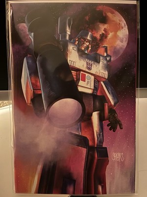 TRANSFORMERS #19   MARK SPEARS C2E2 MEGATRON VIRGIN EXCLUSIVE LTD 700   NM+