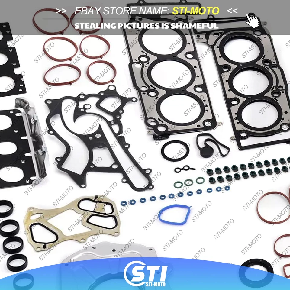 Kit de vedações de junta de revisão para Mercedes-Benz C43 S400 E43 W205 W212 W166 M276 3.0 - Imagem 3 de 4