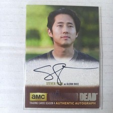 [Autograph] The Walking Dead Steven Yeun autographed card