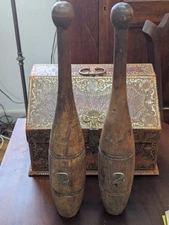 19th C. Maple Wood Juggling Pins