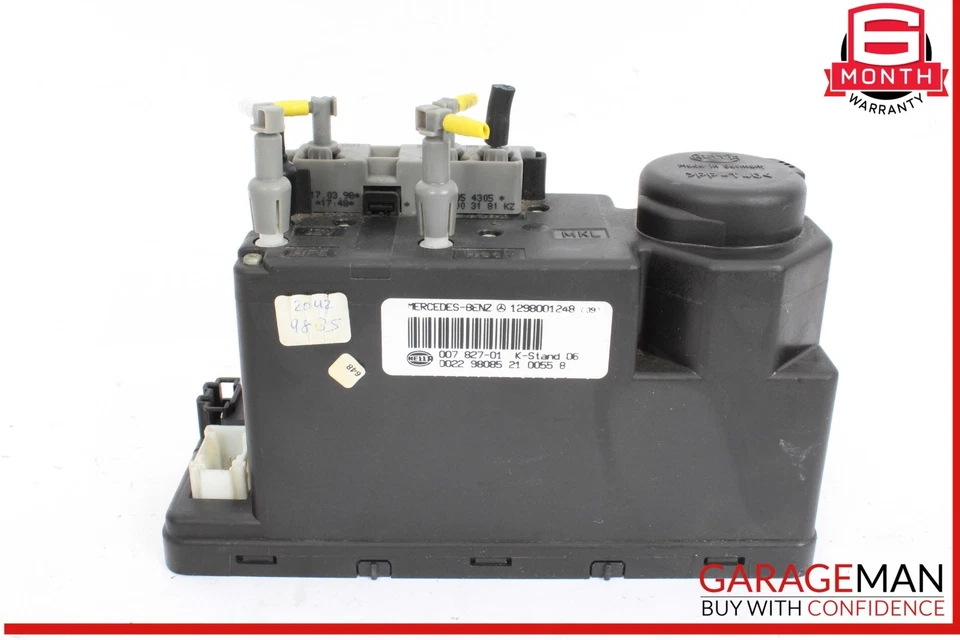98-02 Mercedes R129 SL500 SL600 Central Door Locking Vacuum Pump 1298001248 OEM - Image 2 of 4