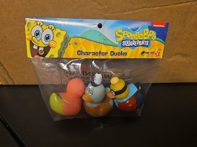 PACK SPONGEBOB SQUAREPANTS DUCKS, NEW!!!!! RUBBER DUCK