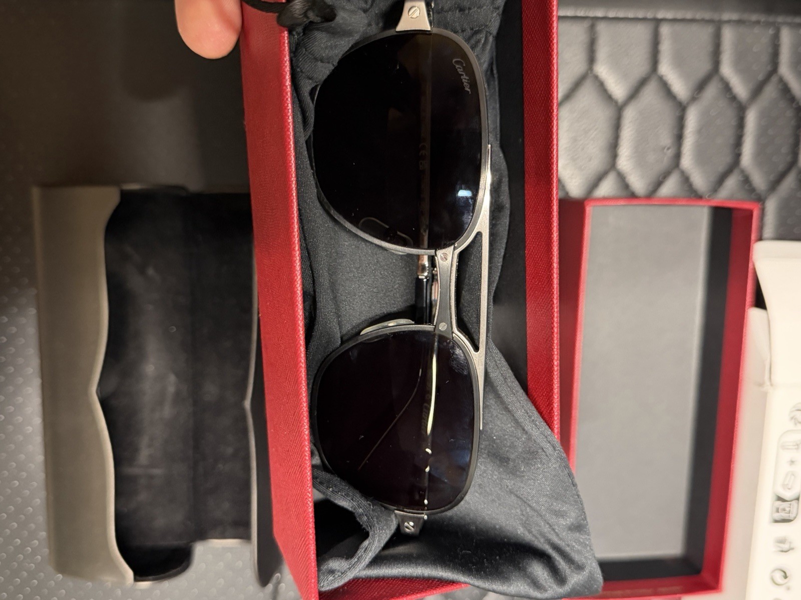 Cartier CT0477S Sn52 Black Sunglasses Authentic BNIB RRP £1,130 Receipt