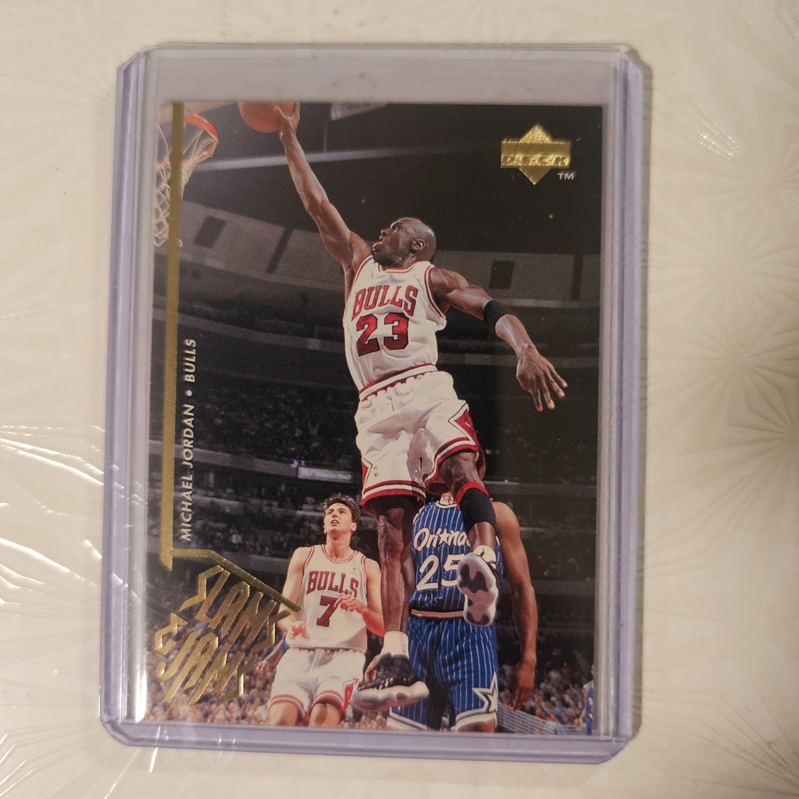 1995-96 Upper Deck Slams & Jams Michael Jordan #352 Chicago Bulls HOF