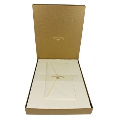 Original Crown Mill A4 Gold Box / Weiß 25 Blatt / Golden Line