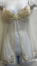 Vintage Victoria  s Secret Vtg Babydoll Lace Lingerie