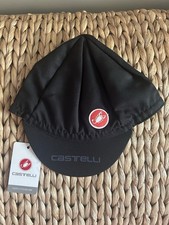 CASTELLI PREMIO CAP UNISEX 4522040 010 Black One Size New With Tag