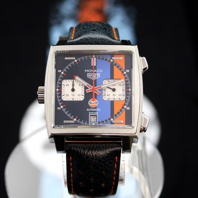 TAG Heuer Monaco Blue Men's Watch - CAW211R.FC6401 Full set