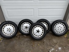 Mercedes R107 560SL W126 560SEL wheel SET OF 5 15x7 ET25 1264003002 Chrome OEM