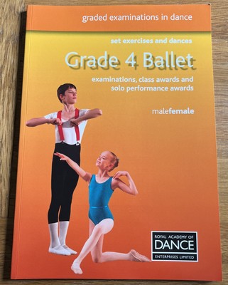 RAD Grade 4 Ballett Set Übungen & Tänze (2015) männlich & weiblich