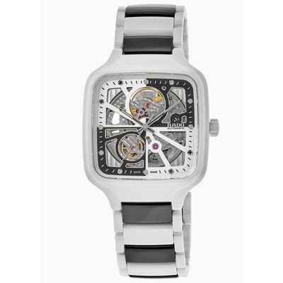 New Rado True Square Automatic Open Heart Diamonds Unisex Watch R27073752