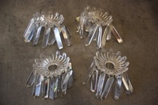 lot de 4 coupelles cristal