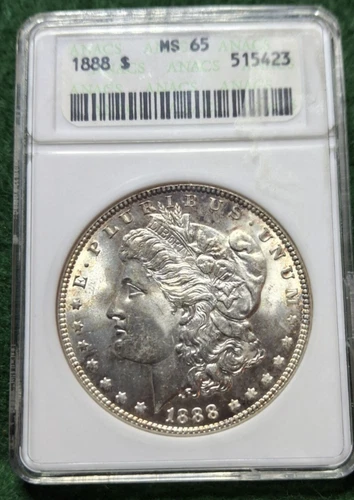 1888 Morgan Dollar ANACS MS65