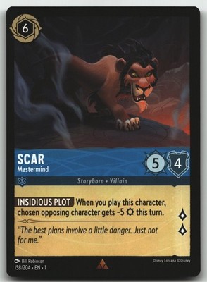 Scar - Mastermind Rare The First Chapter 158/204 NM