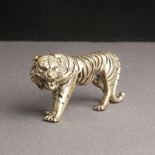 Chinesisches Sternzeichen Tiger handgefertigt Messing Tigerfigur f&uuml;r Wohnzimmer