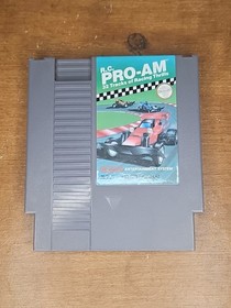 R.C. Pro-Am Nintendo NES Video Game Cartridge Authentic USA 1988 OEM Rare Vtg