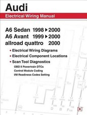 Audi A6: Electrical Wiring Manual - A6 Sedan 1998, 1999, 2000/A6 Avant 1999, 200