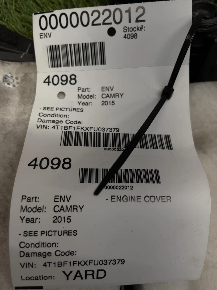 ✅ Cubierta del motor Toyota Camry 2015 OEM Foto 4 de 4