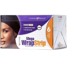 Graham Beauty Sanek Mega Wrap Styling Strip Black [Box] 55142