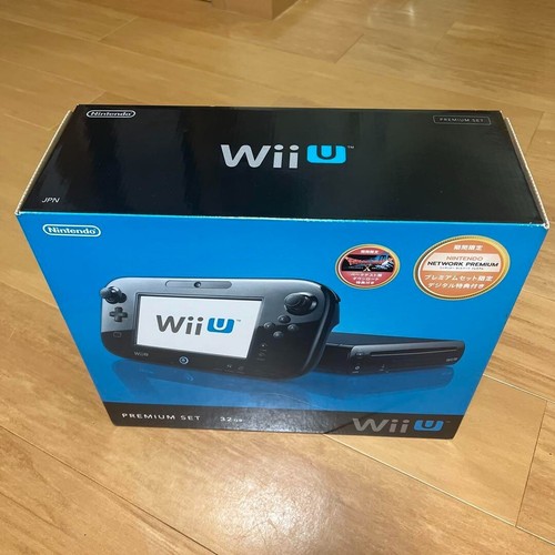 Nintendo Wii U Premium Set Kuro Black WUP-S-KAFC Game Console Rare Unused Japan - Afbeelding 2 van 3