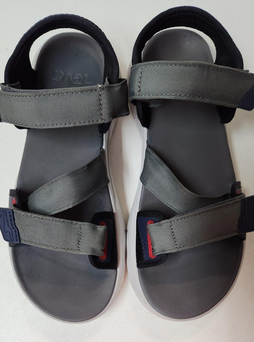 TEVA Zymic Sandals Mens 8 Gray/Red Sport | eBay display picture 1