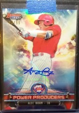 2018 Bowmans Best Alec Bohm Power Producers Auto /99 Autograph Phillies Prospect