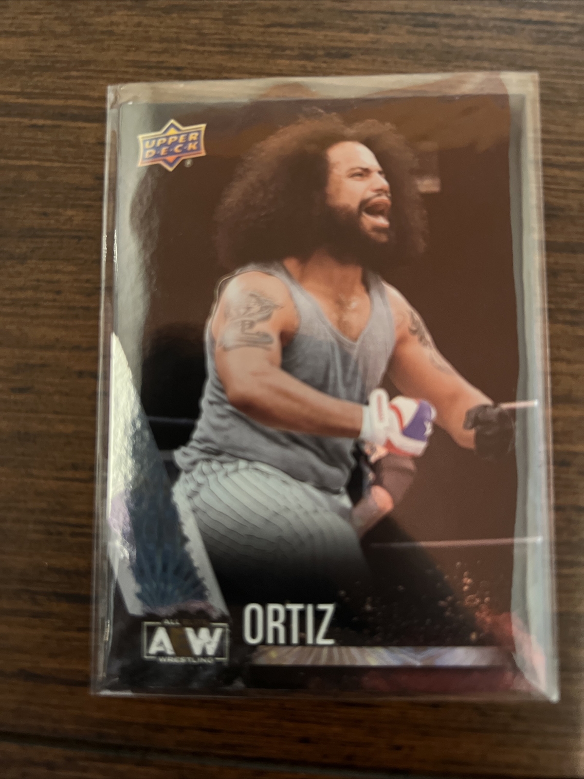 2021 AEW Upper Deck Ortiz Pyro Parallel First 1ST Edition Proud + Powerful