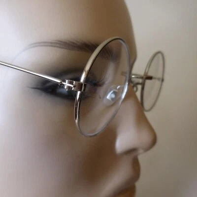 N9267 Paire lunettes rondes vue vintage femme homme mode optique adulte unisexe - Photo 1/4
