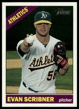 2015 Topps Heritage #668 Evan Scribner
