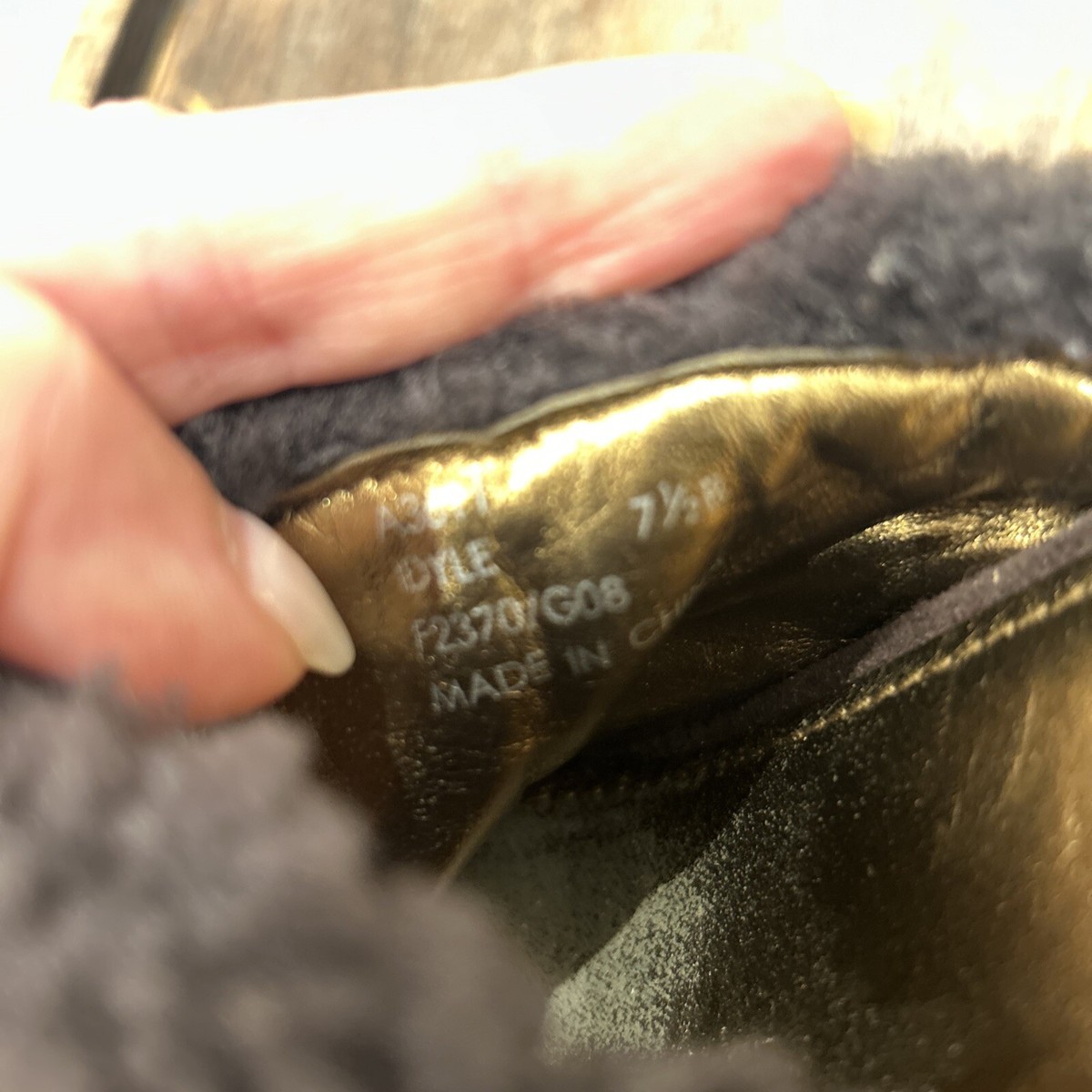 Coach Real Sheeps Skin Heels 7 1/2 View 4