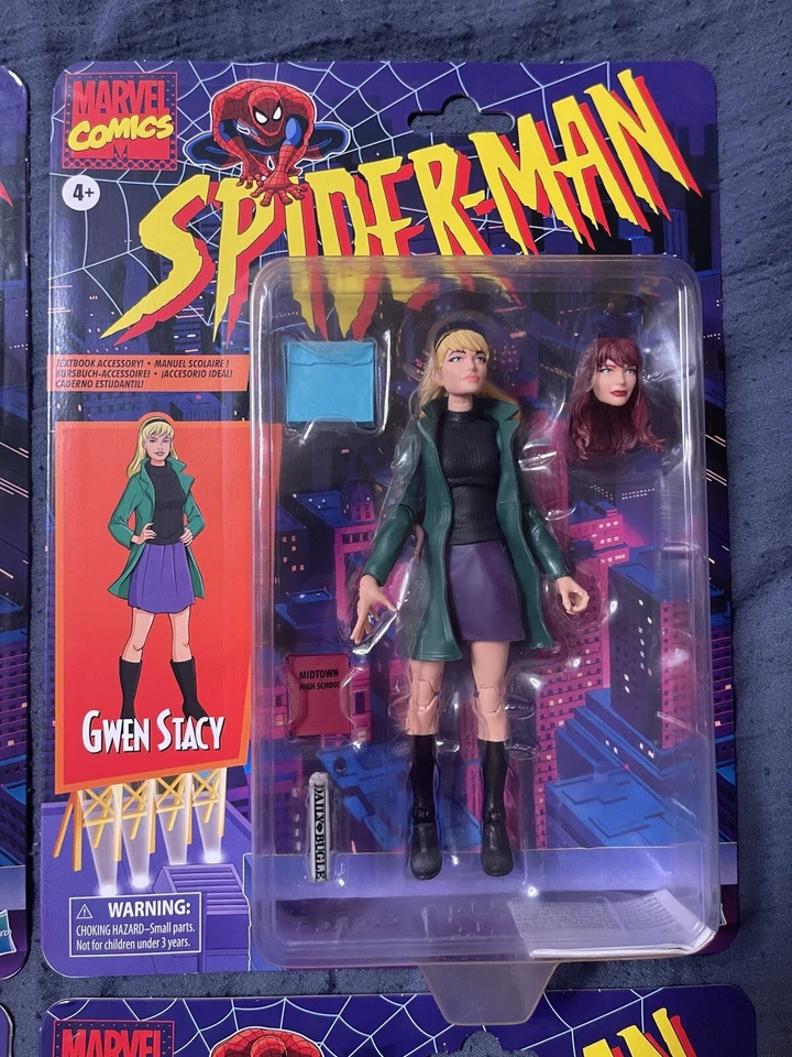 Spider-Man Marvel Legends Retro Wave 1 Colección Set De 6  Foto 4 de 4