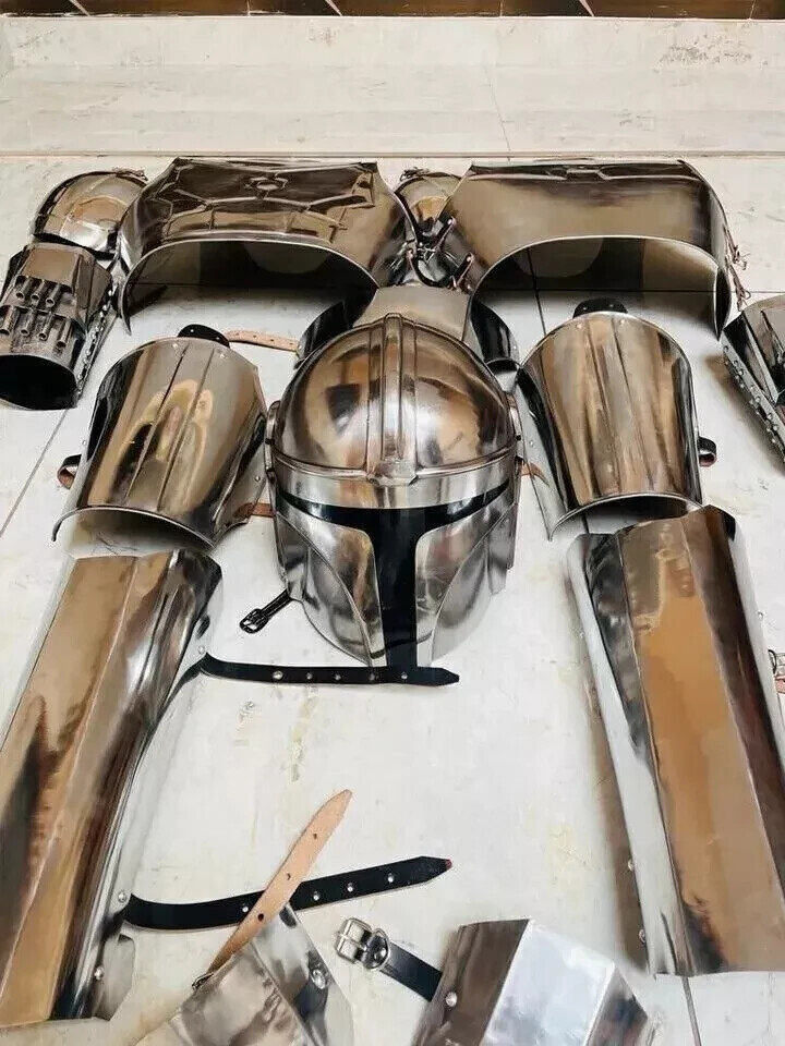 Disfraz De Armadura Completa Mandalorian Completa Con Casco Star Wars
