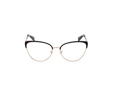 Guess GU5217 005 Black Metal Cat Eye Optical Eyeglasses Frame 56-17-140 5217 RX