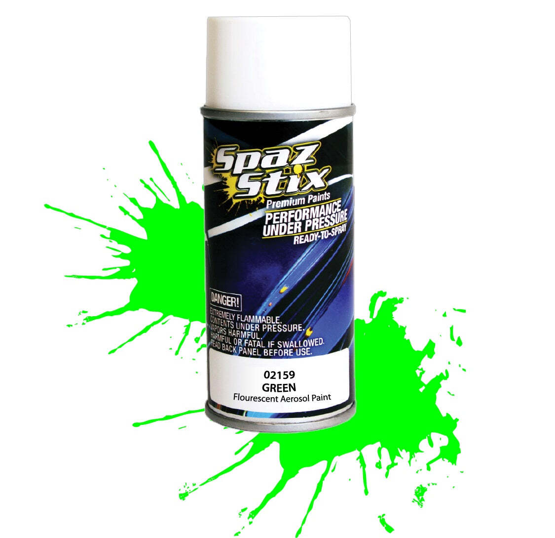 SCOOP カラーリング剤 SPAX STIX SZX02159 GREEN FLOURESCENT AEROSOL Paint, 3.5oz Can | eBay