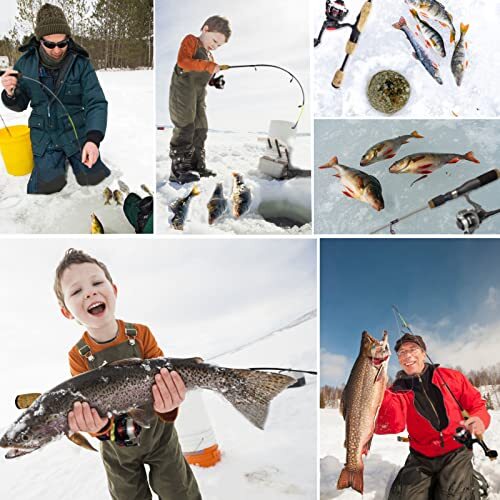 Aventik Ultralight Ice Fishing Rod and 28'' ice fishing combo Hollow Rod Kit - Picture 6 of 6
