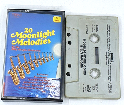 Billy Vaughn Orchastra: 20 Moonlight Melodies Music Cassette Holland 1978 - Imagen 3 de 4