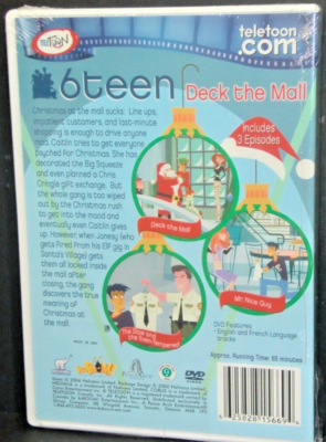 Cartoon Network's 6teen: Deck the Mall (DVD, 2006) 1st class