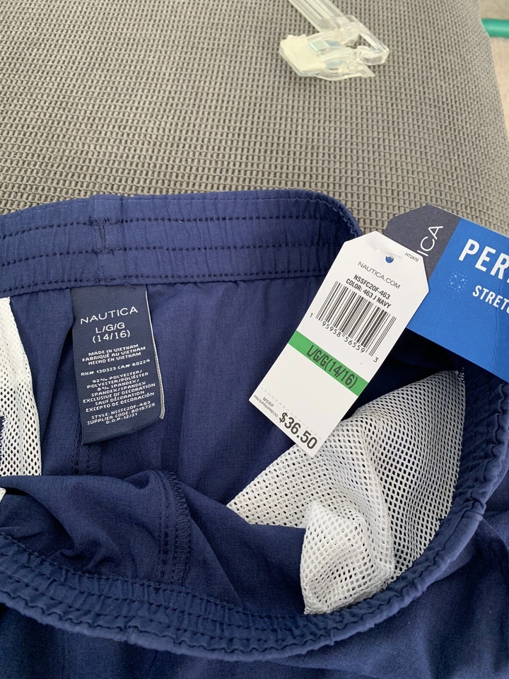 Traje de baño Nautica niño color azul talla L/14-16 nuevo Foto 4 de 4