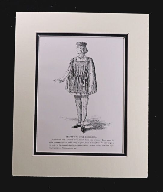 Shakespeare Charakter Royal Diener Kostüm wie Sie Wie Es Antik Aufdruck 1889