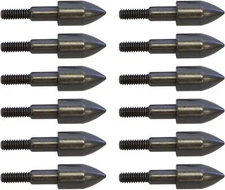 New Archery Products Practice Bullet Point 100gr 11/32" Steel - 12 Pack