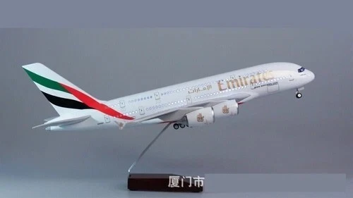 1/160 Scale A380 Airplane Resin Model LED Light Simulation Passenger Aircraft - Image 2 of 4