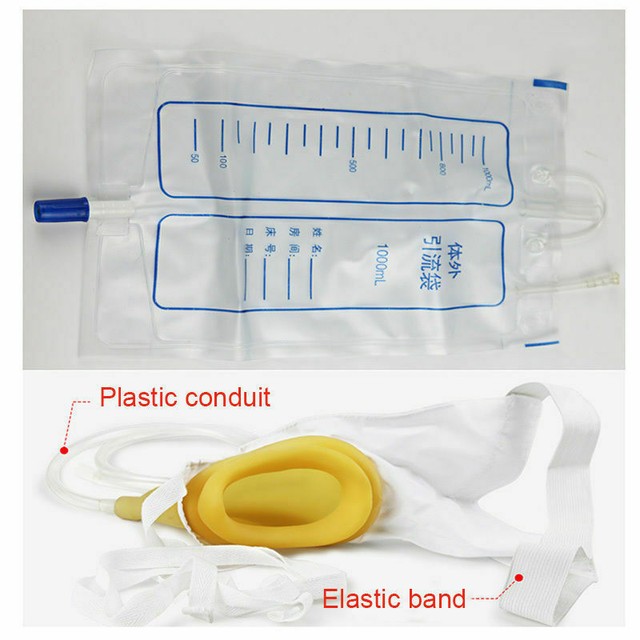 Male Urinal Bag Male Urinal Collector Portable Wearable Urinal Reusable