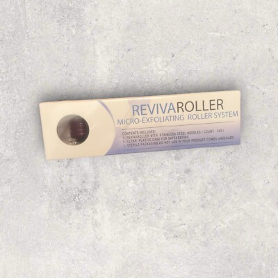 RevivaRoller Micro-Exfoliating Roller System 540 Micro Needles, .25mm Face